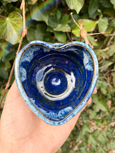 RIPPLE HEART POT - FROSTED NIGHT