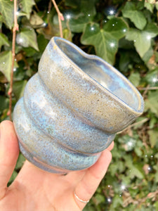 RIPPLE HEART POT - MYSTIC MIST